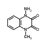 CAS 登录号：21184-51-0， 1-氨基-4-甲基-1,4-二氢-2,3-喹喔啉二酮