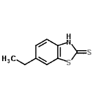 CAS#: 21224-17-9, 6-Ethyl-1,3-Benzothiazole-2(3H)-Thione