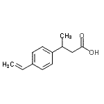 CAS#: 212255-79-3, 3-(4-Vinylphenyl)Butanoic Acid