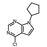 CAS#: 212268-44-5, 4-Chloro-7-Cyclopentyl-7H-Pyrrolo[2,3-d]Pyrimidine