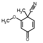 CAS#: 212609-26-2, 2-Methoxy-1-Methyl-4-Oxo-2,5-Cyclohexadiene-1-Carbonitrile