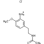 CAS 登录号：212828-82-5， 5-(2-乙酰氨基基乙基)-2-甲氧基苯铵氯化物