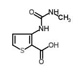 CAS#: 213390-51-3, 3-[(Methylcarbamoyl)Amino]-2-Thiophenecarboxylic Acid