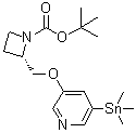 CAS#: 213766-21-3, 2-Methyl-2-Propanyl (2S)-2-({[5-(Trimethylstannyl)-3-Pyridinyl]Oxy}Methyl)-1-Azetidinecarboxylate