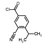 CAS 登录号：213767-03-4， 3-氰基-4-异丙基苯甲酰氯
