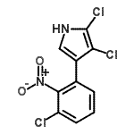 CAS#: 21390-86-3, 2,3-Dichloro-4-(3-Chloro-2-Nitrophenyl)-1H-Pyrrole