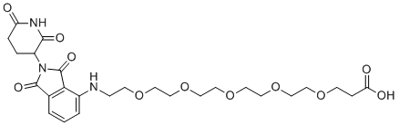 CAS#: 2139348-63-1, Pomalidomide-PEG5-CO2H
