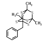 CAS#: 21404-64-8, 1-Benzyl-3,5,7-Trimethyl-2,4,6,8,9,10-Hexathiatricyclo[3.3.1.1<Sup>3,7</Sup>]Decane