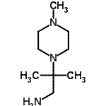 CAS 登录号：21404-92-2， 2-甲基-2-(4-甲基-1-哌嗪基)-1-丙胺