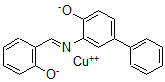 CAS#: 21405-81-2, [3-[(2-Hydroxybenzylidene)Amino][1,1'-Biphenyl]-4-Olato(2-)-N,O,O']Copper