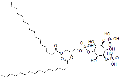 CAS#: 214282-36-7, D-Myo-Inositol, 1-(2R)-2,3-Bis(1-Oxohexadecyl)Oxypropyl Hydrogen Phosphate 3,5-Bis(Dihydrogen Phosphate)