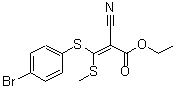 CAS#: 214330-98-0, Ethyl (2E)-3-[(4-Bromophenyl)Sulfanyl]-2-Cyano-3-(Methylsulfanyl)Acrylate