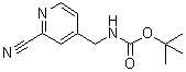 CAS 登录号：214472-06-7， [(2-氰基-4-吡啶基)甲基]氨基甲酸叔丁酯