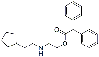 CAS#: 21461-69-8, Diphenylacetic Acid 2-[(2-Cyclopentylethyl)Amino]Ethyl Ester