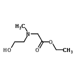 CAS 登录号：214709-50-9， 乙基N-(2-羟基乙基)-N-甲基甘氨酸酯