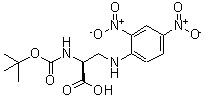 CAS 登录号：214750-67-1， 3-[(2,4-二硝基苯基)氨基]-N-{[(2-甲基-2-丙基)氧基]羰基}-L-丙氨酸