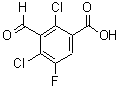 CAS 登录号：214774-58-0， 2,4-二氯-5-氟-3-甲酰基苯甲酸