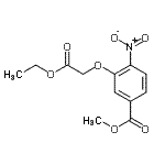 CAS#: 214848-28-9, Methyl 3-(2-Ethoxy-2-Oxoethoxy)-4-Nitrobenzoate