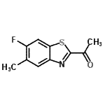 CAS#: 214854-88-3, 1-(6-Fluoro-5-Methyl-1,3-Benzothiazol-2-Yl)Ethanone