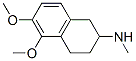 CAS 登录号：21489-51-0， 1,2,3,4-四氢-5,6-二甲氧基-N-甲基-2-萘胺