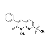 CAS#: 214983-04-7, 8-Methyl-2-(Methylsulfonyl)-6-Phenylpyrido[2,3-d]Pyrimidin-7(8H)-One