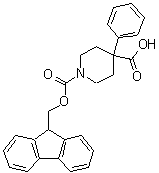 CAS#: 215190-19-5, 1-[(9H-Fluoren-9-Ylmethoxy)Carbonyl]-4-Phenyl-4-Piperidinecarboxylic Acid