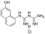 CAS 登录号：21528-12-1， 1-(7-羟基-1-萘基)双胍盐酸盐