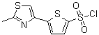 CAS#: 215434-25-6, 5-(2-Methyl-1,3-Thiazol-4-Yl)-2-Thiophenesulfonyl Chloride