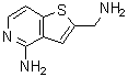 CAS 登录号：215454-33-4， 2-(氨基甲基)噻吩并[3,2-c]吡啶-4-胺