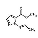 CAS 登录号：215610-26-7， 甲基1-[(E)-乙亚基氨基]-1H-吡唑-5-羧酸酯