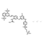 CAS 登录号：215612-56-9， 三钠3-[2-乙酰氨基-4-[[4-氯-6-[4-(2-磺基氧基乙基磺酰基)苯胺基]-1,3,5-三嗪-2-基]氨基]苯基]偶氮萘-1,5-二磺酸酯