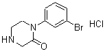 CAS#: 215649-81-3, 1-(3-Bromophenyl)-2-Piperazinone Hydrochloride (1:1)