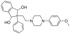 CAS#: 21569-35-7, 2-[2-[4-(4-Methoxyphenyl)-1-Piperazinyl]Ethyl]-2-Phenyl-1,3-Indanediol