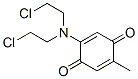 CAS 登录号：2158-70-5， 2-[二(2-氯乙基)氨基]-5-甲基环己-2,5-二烯-1,4-二酮