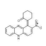 CAS 登录号：21589-32-2， (2Z)-2-(2-硝基-1(5H)-吩嗪基亚基)环己酮