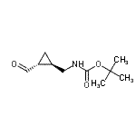 CAS#: 216144-25-1, 2-Methyl-2-Propanyl {[(1R,2R)-2-Formylcyclopropyl]Methyl}Carbamate