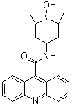 CAS 登录号：216393-51-0， N-(1-羟基-2,2,6,6-四甲基-4-哌啶基)-9-吖啶甲酰胺