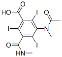 CAS 登录号：21656-26-8， 3-(乙酰基甲基氨基)-2,4,6-三碘-5-[(甲基氨基)羰基]苯甲酸