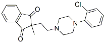 CAS 登录号：21662-82-8， 2-[2-[4-(O-氯苯基)-1-哌嗪基]乙基]-2-甲基-1,3-茚满二酮