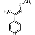 CAS#: 216753-07-0, (1E)-N-Methoxy-1-(4-Pyridinyl)Ethanimine