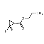 CAS 登录号：216872-00-3， 丙基(1R,2R)-2-氟环丙烷羧酸酯