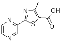 CAS#: 216959-92-1, 4-Methyl-2-(2-Pyrazinyl)-1,3-Thiazole-5-Carboxylic Acid