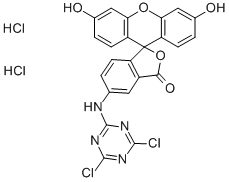 CAS 登录号：21811-74-5， 5-[(4,6-二氯三嗪-2-基)氨基]荧光素盐酸盐