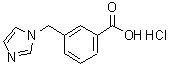 CAS 登录号：218131-32-9， 3-(1H-咪唑-1-基甲基)苯甲酸盐酸盐(1:1)