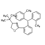CAS#: 218460-00-5, 2-{2-[Bis(2-Methylphenyl)Phosphino]Phenyl}-4-(2-Methyl-2-Propanyl)-4,5-Dihydro-1,3-Oxazole
