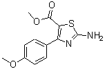 CAS 登录号：218631-55-1， 2-氨基-4-(4-甲氧基苯基)-1,3-噻唑-5-羧酸甲酯