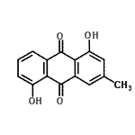 CAS#: 21891-63-4, 1,5-Dihydroxy-3-Methyl-9,10-Anthraquinone