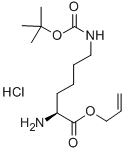 CAS 登录号：218938-64-8， N6-[(1,1-二甲基乙氧基)羰基]-L-赖氨酸 2-丙烯-1-基酯盐酸盐(1:1)