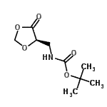 CAS#: 219325-41-4, 2-Methyl-2-Propanyl {[(4R)-5-Oxo-1,3-Dioxolan-4-Yl]Methyl}Carbamate