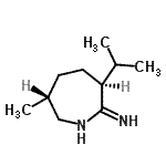 CAS 登录号：219477-94-8， (3S,6R)-3-异丙基-6-甲基-氮杂环庚-2-亚胺